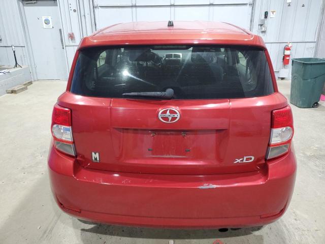 JTKKUPB48D1036582 - 2013 TOYOTA SCION XD RED photo 6