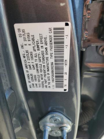 1HGCP264X8A092384 - 2008 HONDA ACCORD LXP GRAY photo 13