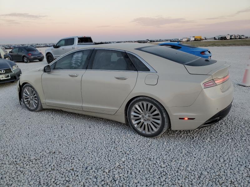3LN6L2J9XFR612236 - 2015 LINCOLN MKZ GOLD photo 2