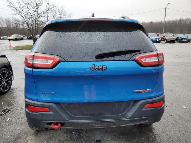 1C4PJMBS8HW602476 - 2017 JEEP CHEROKEE TRAILHAWK BLUE photo 6