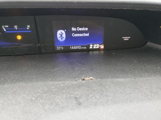 19XFB2F99FE045329 - 2015 HONDA CIVIC EXL შავი ფოტო 9