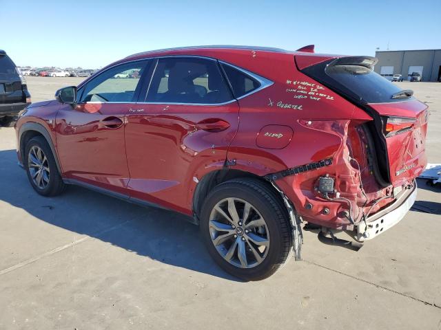 JTJSARBZ0M2199810 - 2021 LEXUS NX 300 BASE წითელი ფოტო 2