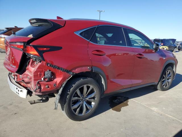 JTJSARBZ0M2199810 - 2021 LEXUS NX 300 BASE წითელი ფოტო 3