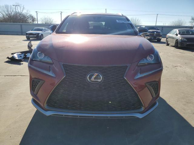 JTJSARBZ0M2199810 - 2021 LEXUS NX 300 BASE წითელი ფოტო 5