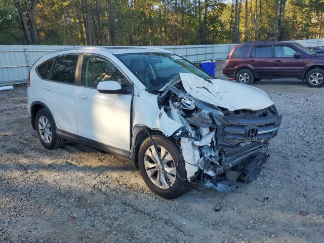 5J6RM3H78DL049685 - 2013 HONDA CR-V EXL WHITE photo 4