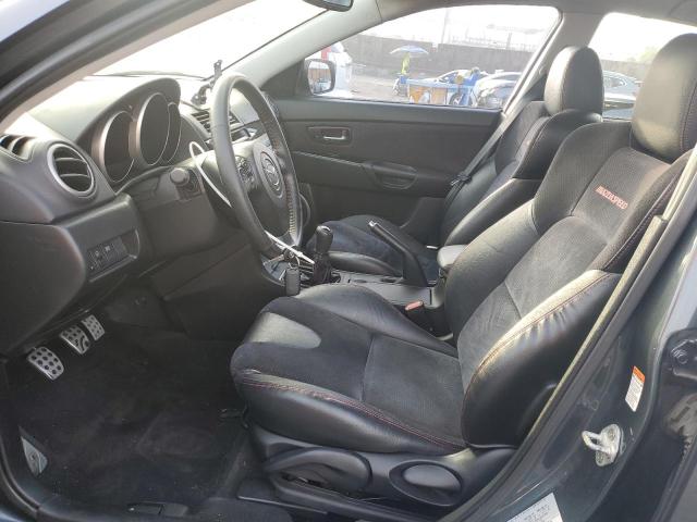JM1BK34M991202733 - 2009 MAZDA SPEED 3 GRAY photo 7
