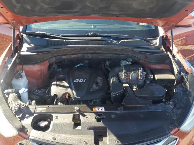 5XYZTDLB3FG302940 - 2015 HYUNDAI SANTA FE S Turuncu fotoğraf 12