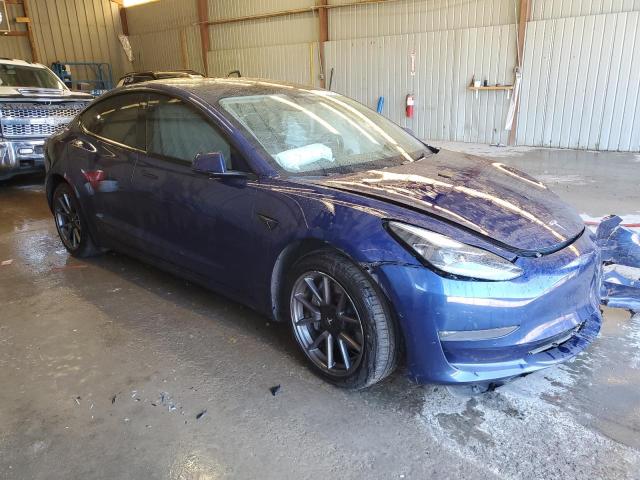 5YJ3E1EB4MF014926 - 2021 TESLA MODEL 3 Azul foto 4