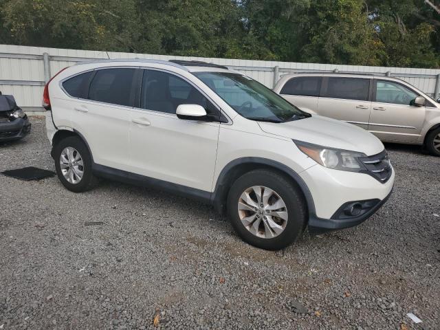 5J6RM3H73CL024904 - 2012 HONDA CR-V EXL WHITE photo 4