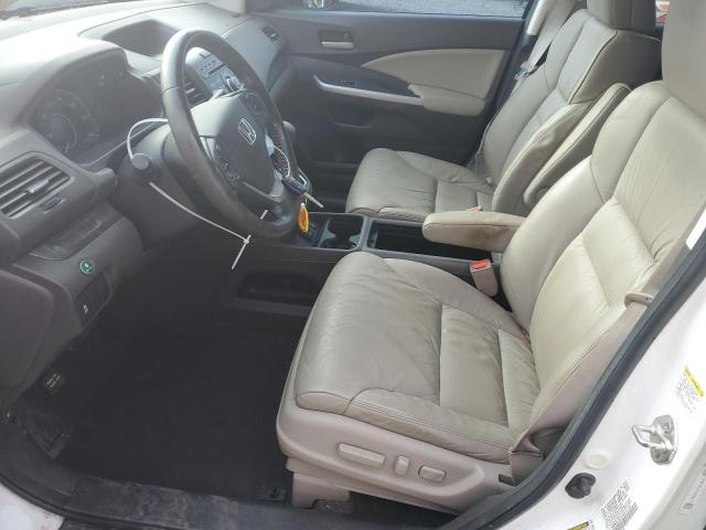 5J6RM3H73CL024904 - 2012 HONDA CR-V EXL WHITE photo 7