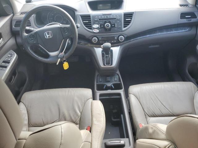 5J6RM3H73CL024904 - 2012 HONDA CR-V EXL WHITE photo 8