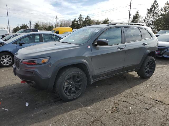 1C4PJMBN7KD436769 - 2019 JEEP CHEROKEE TRAILHAWK GRAY photo 1