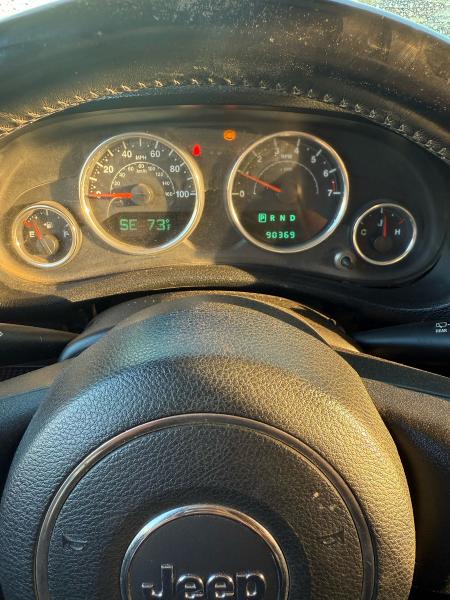 1C4AJWAG0EL185981 - 2014 JEEP WRANGLER SPORT RED photo 8