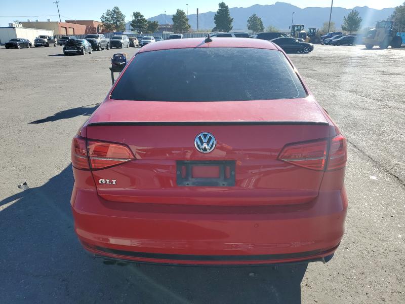 3VW4T7AJXHM348791 - 2017 VOLKSWAGEN JETTA GLI RED photo 6