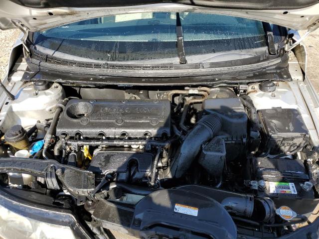 KNAFU4A21B5434730 - 2011 KIA FORTE EX ვერცხლისფერი ფოტო 11