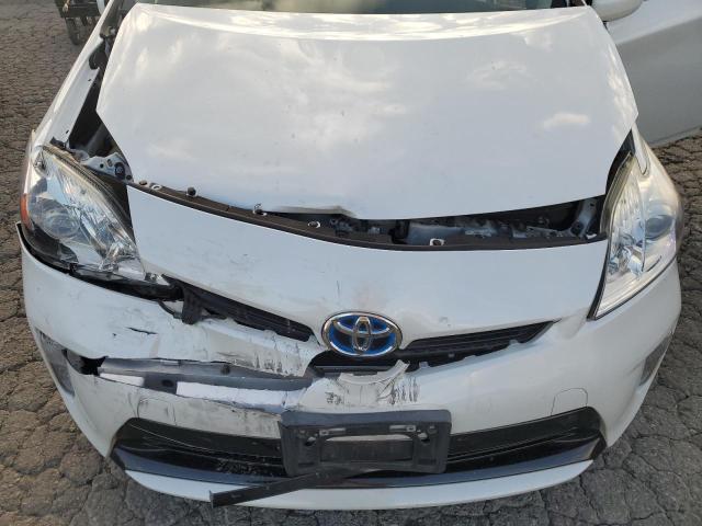 JTDKN3DU7D0344584 - 2013 TOYOTA PRIUS WHITE photo 11