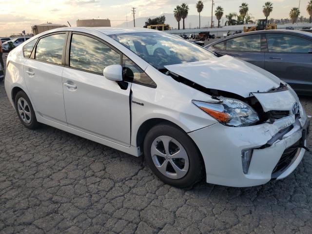 JTDKN3DU7D0344584 - 2013 TOYOTA PRIUS WHITE photo 4