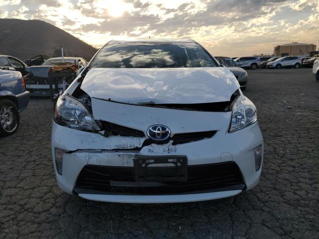 JTDKN3DU7D0344584 - 2013 TOYOTA PRIUS WHITE photo 5