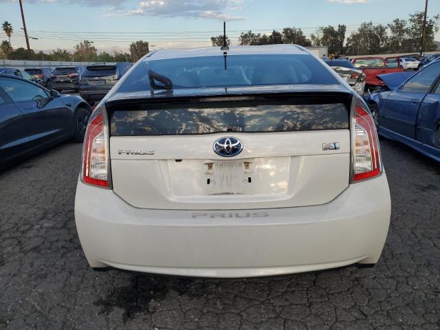 JTDKN3DU7D0344584 - 2013 TOYOTA PRIUS WHITE photo 6