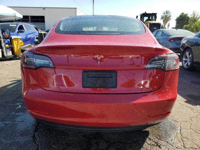 5YJ3E1EA0NF288536 - 2022 TESLA MODEL 3 RED photo 6