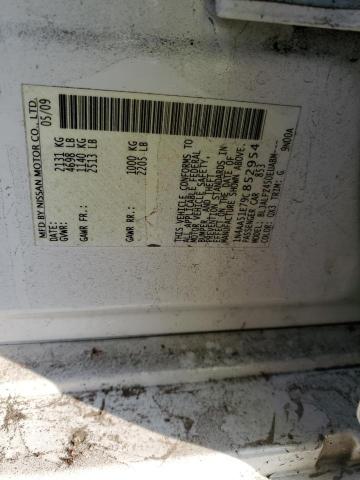 1N4AA51E79C852954 - 2009 NISSAN MAXIMA S WHITE photo 12