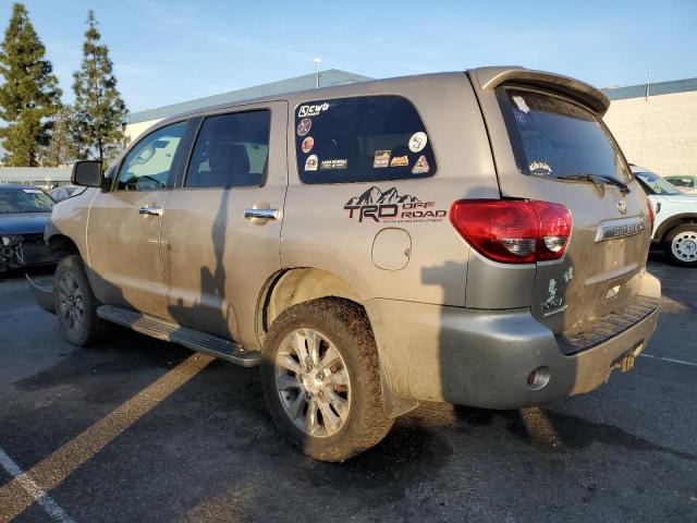 5TDBY68A18S005475 - 2008 TOYOTA SEQUOIA LIMITED TAN photo 2