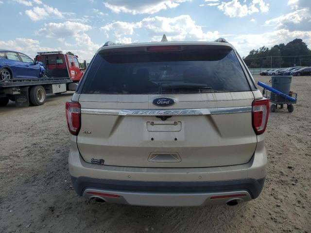 1FM5K7D82HGD19777 - 2017 FORD EXPLORER XLT Gold Foto 6