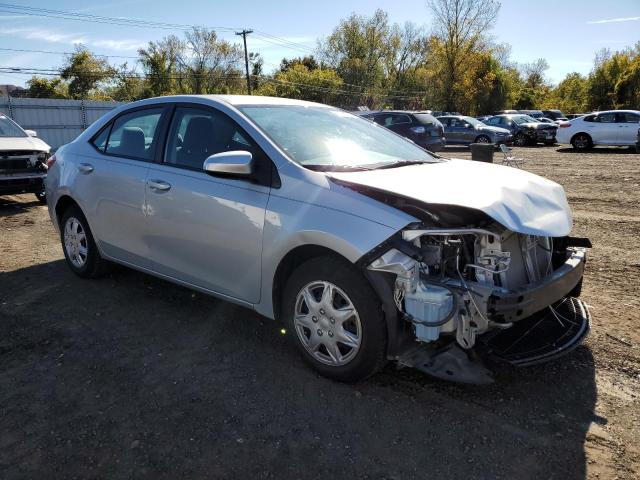 2T1BURHE0FC284844 - 2015 TOYOTA COROLLA L SILVER photo 4