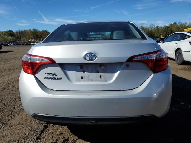 2T1BURHE0FC284844 - 2015 TOYOTA COROLLA L SILVER photo 6