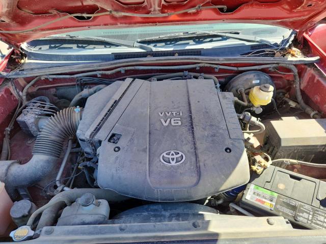 3TMJU4GNXAM107895 - 2010 TOYOTA TACOMA DOUBLE CAB PRERUNNER RED photo 11