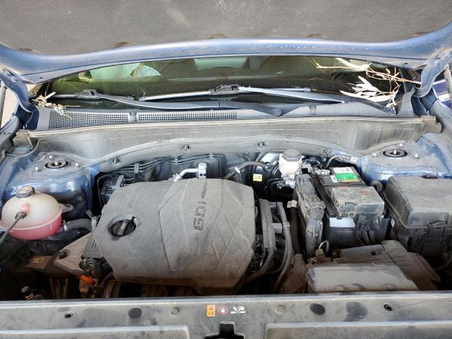 5NMS6DAJ3NH430280 - 2022 HYUNDAI SANTA FE SEL ლურჯი ფოტო 11