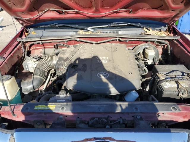 5TEJU62N85Z031251 - 2005 TOYOTA TACOMA DOUBLE CAB PRERUNNER RED photo 11