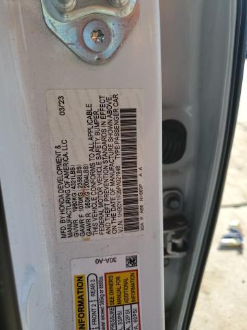 1HGCY1F39PA021948 - 2023 HONDA ACCORD EX WHITE photo 13