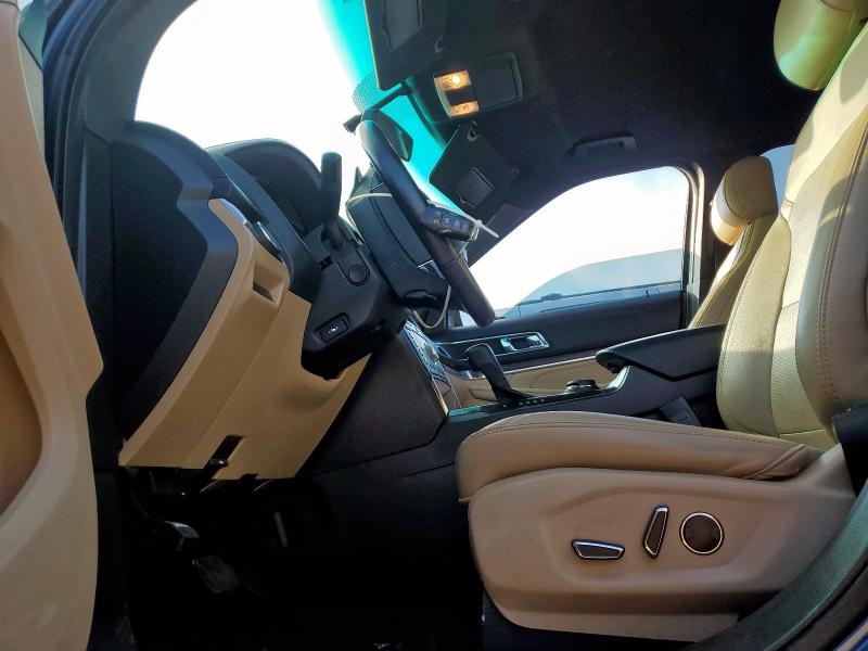 1FM5K8FH9GGD01908 - 2016 FORD EXPLORER LIMITED BLUE photo 7