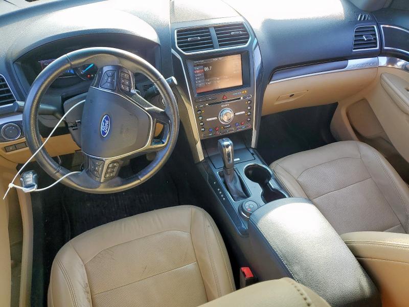 1FM5K8FH9GGD01908 - 2016 FORD EXPLORER LIMITED BLUE photo 8