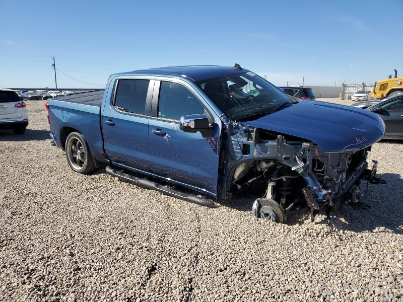 1GCPACEDXRZ143068 - 2024 CHEVROLET SILVERADO C1500 LT 蓝色 照片 4