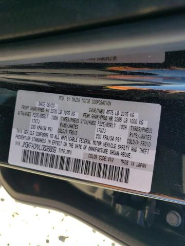 JM3KFACMXL0828869 - 2020 MAZDA CX-5 TOURING BLACK photo 13