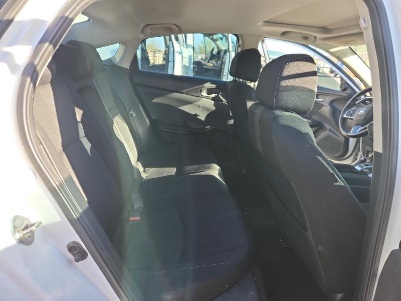 19XFC1F30KE005654 - 2019 HONDA CIVIC EX WHITE photo 10