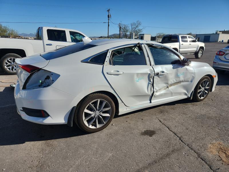 19XFC1F30KE005654 - 2019 HONDA CIVIC EX WHITE photo 3