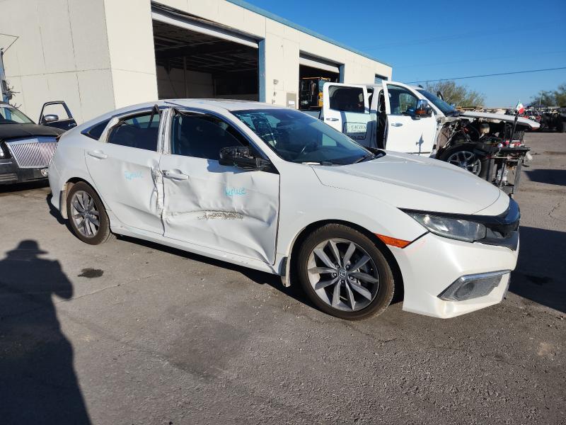 19XFC1F30KE005654 - 2019 HONDA CIVIC EX WHITE photo 4