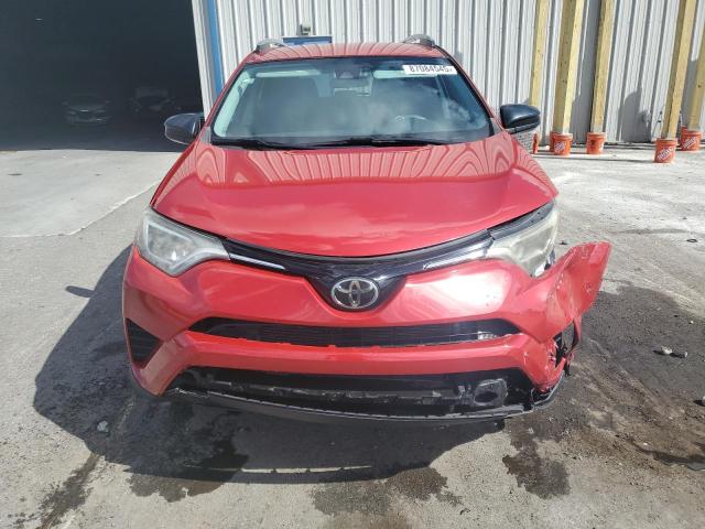 2T3ZFREV2HW348405 - 2017 TOYOTA RAV4 LE RED photo 5