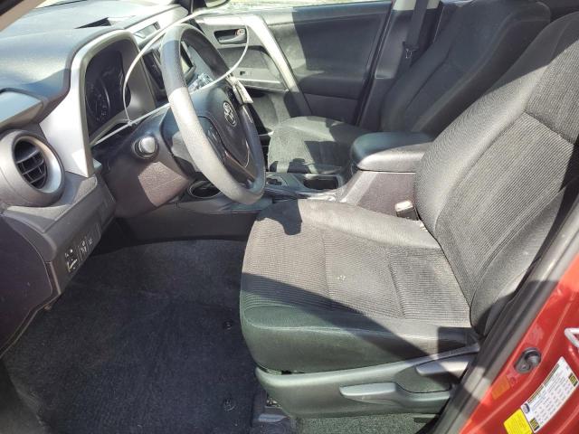 2T3ZFREV2HW348405 - 2017 TOYOTA RAV4 LE RED photo 7