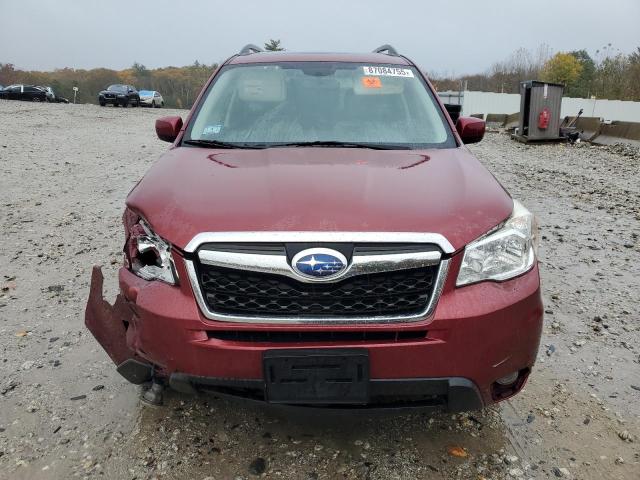 JF2SJAFC9GH504346 - 2016 SUBARU FORESTER 2.5I PREMIUM BURGUNDY photo 5