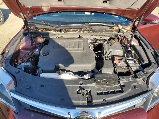 4T1BK1EB5JU275839 - 2018 TOYOTA AVALON XLE BURGUNDY photo 11