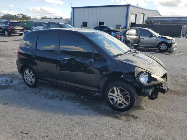 JHMGD38687S025934 - 2007 HONDA FIT S BLUE photo 4