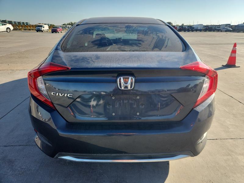 19XFC2F69KE045831 - 2019 HONDA CIVIC LX ნაცრისფერი ფოტო 6