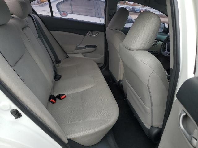 2HGFB2F4XDH032368 - 2013 HONDA CIVIC LX Սպիտակ լուսանկար 10