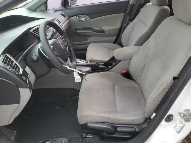 2HGFB2F4XDH032368 - 2013 HONDA CIVIC LX Սպիտակ լուսանկար 7