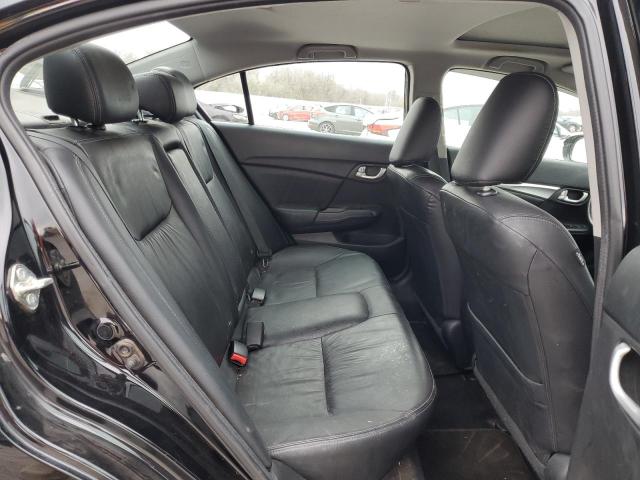 2HGFB2F9XFH504051 - 2015 HONDA CIVIC EXL შავი ფოტო 10