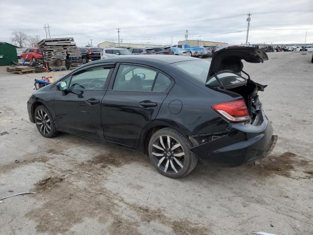 2HGFB2F9XFH504051 - 2015 HONDA CIVIC EXL შავი ფოტო 2